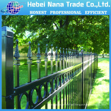 Cheap wrought iron fence panels for sale / Fence panels square tube / Galvanized steel pipe fence